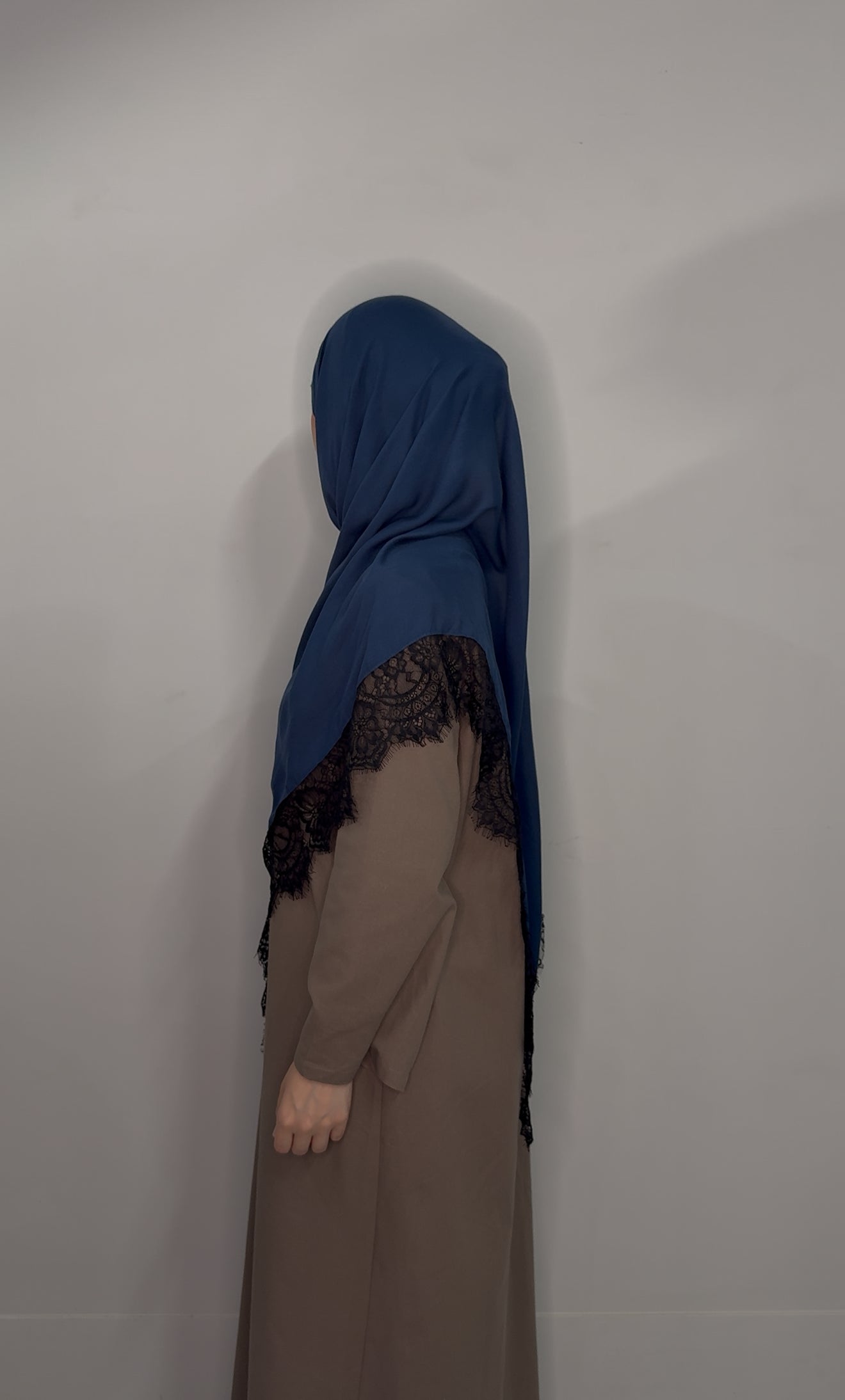 Navy on Black Lace Modal