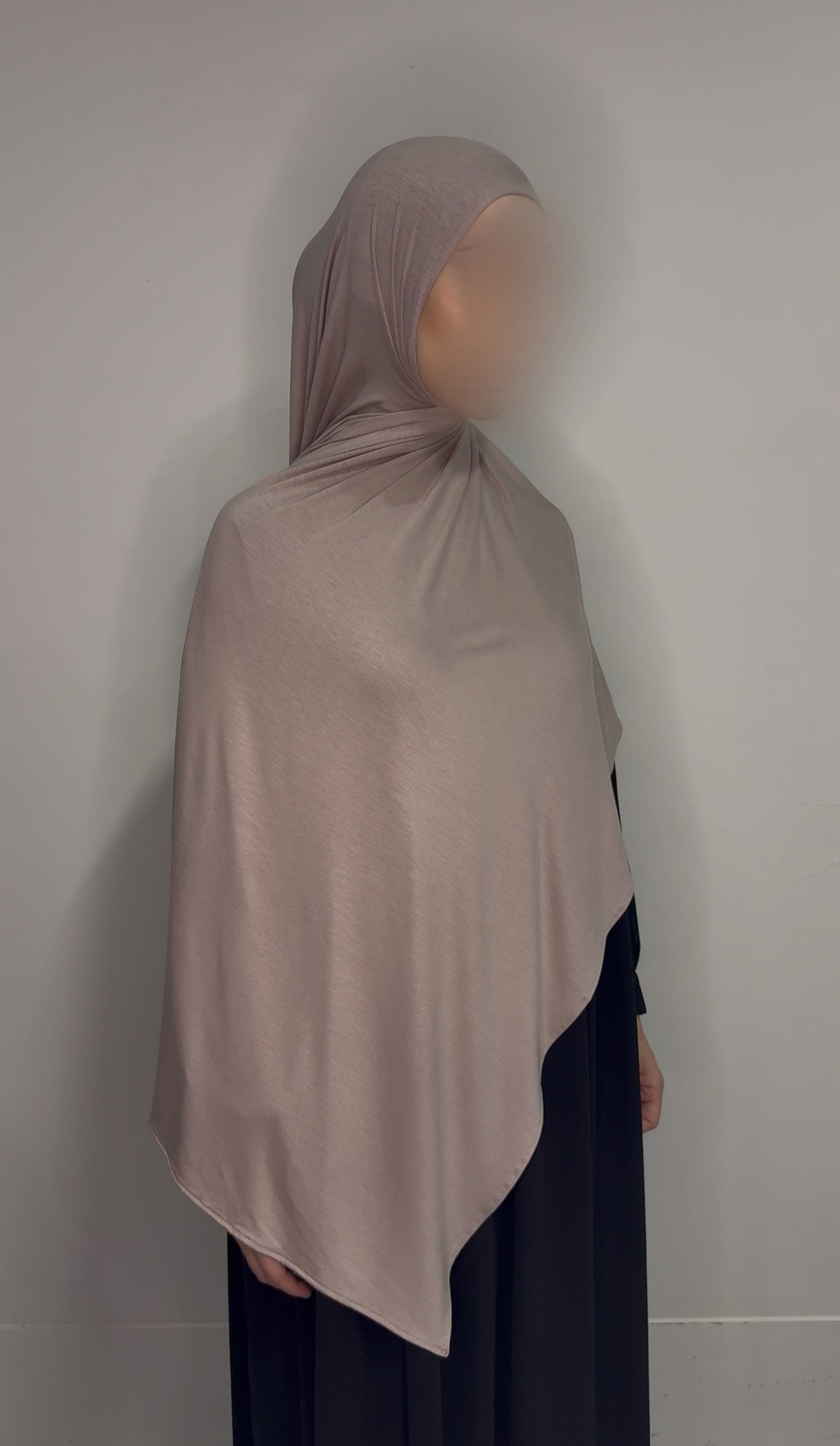 Bamboo Jersey Hijab - Beige