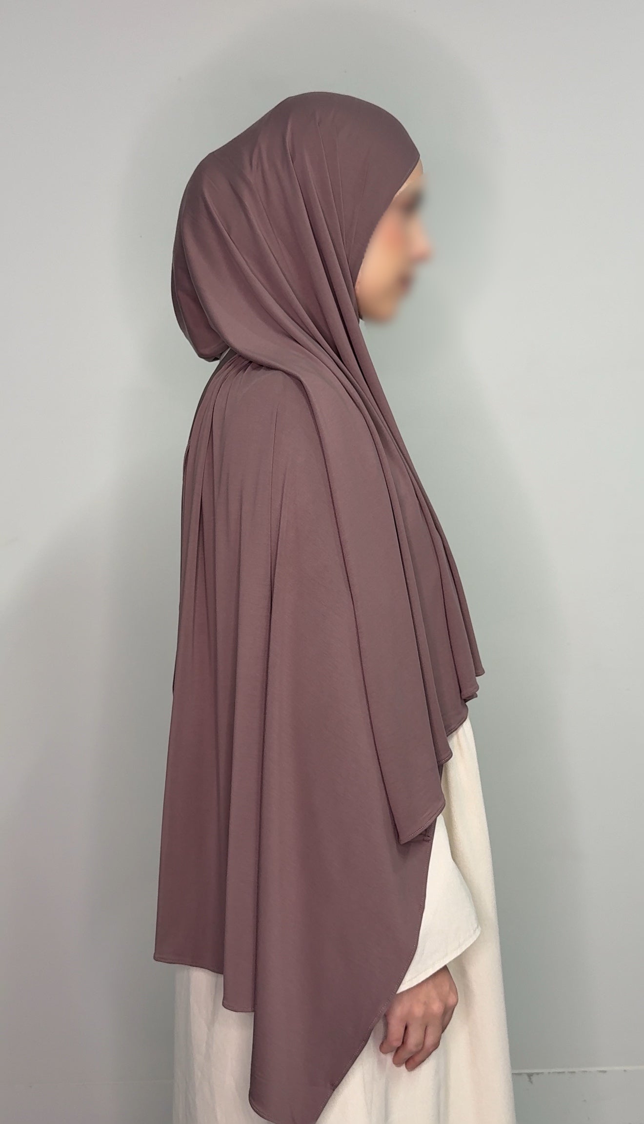 Stretchy Jersey - Ash Brown