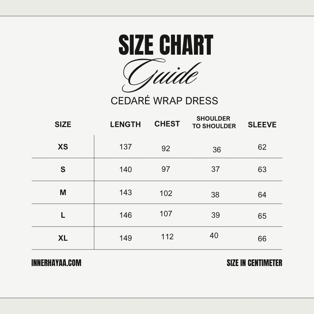 CEDARÉ WRAP DRESS