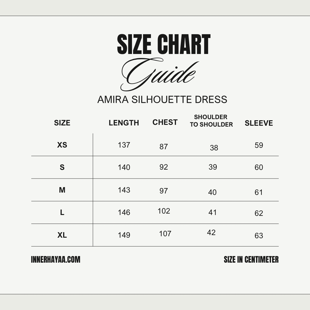 AMIRA SILHOUETTE DRESS
