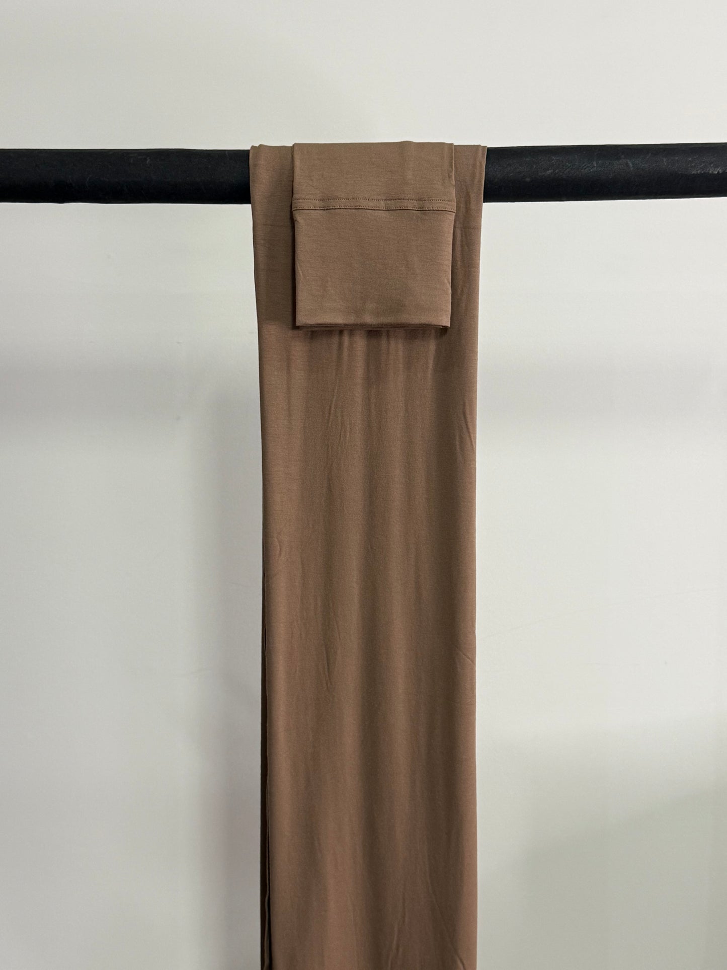 Bamboo Jersey Hijab - Light Brown