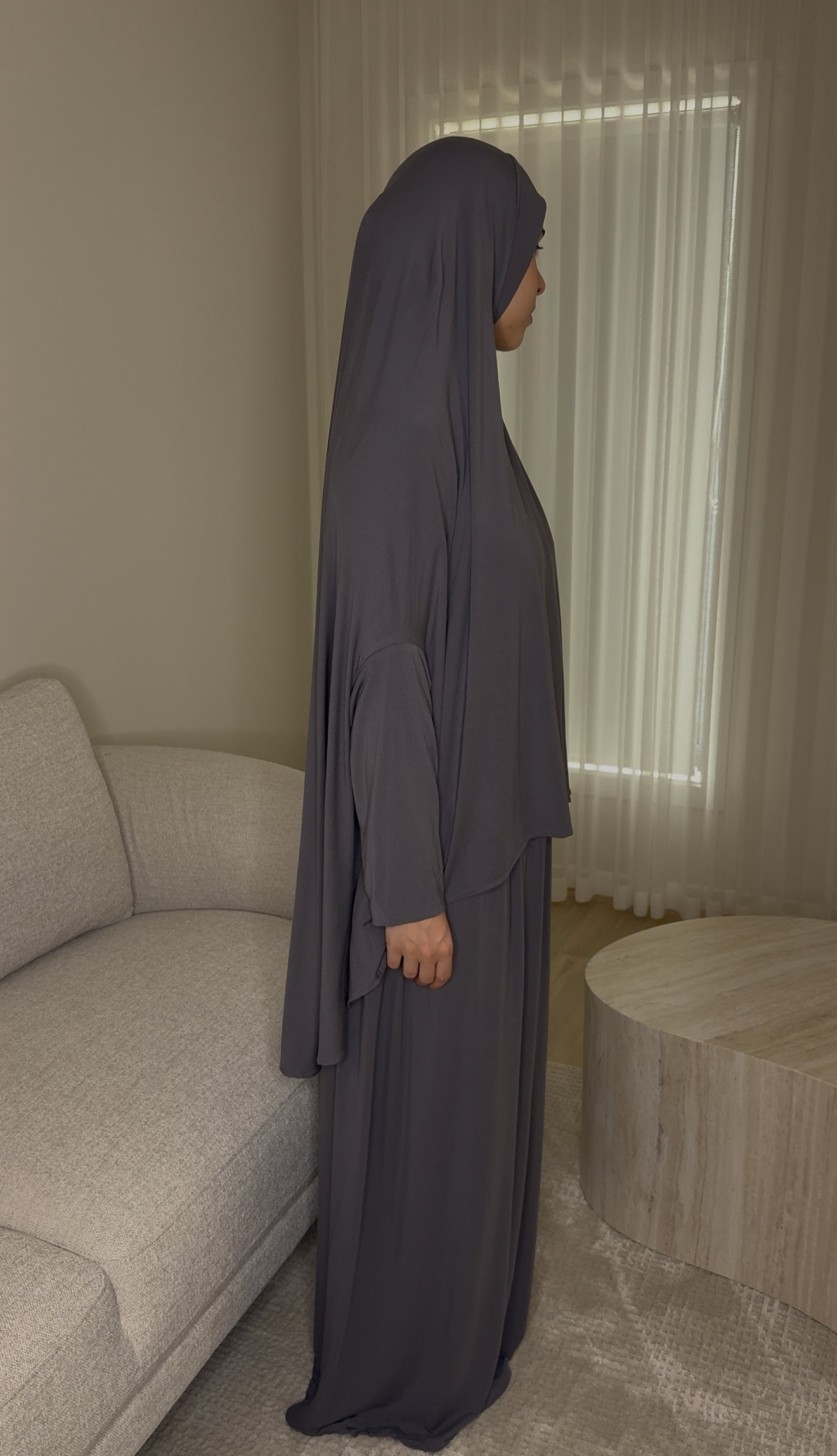 Bamboo Jersey Prayer Set - Iron Grey