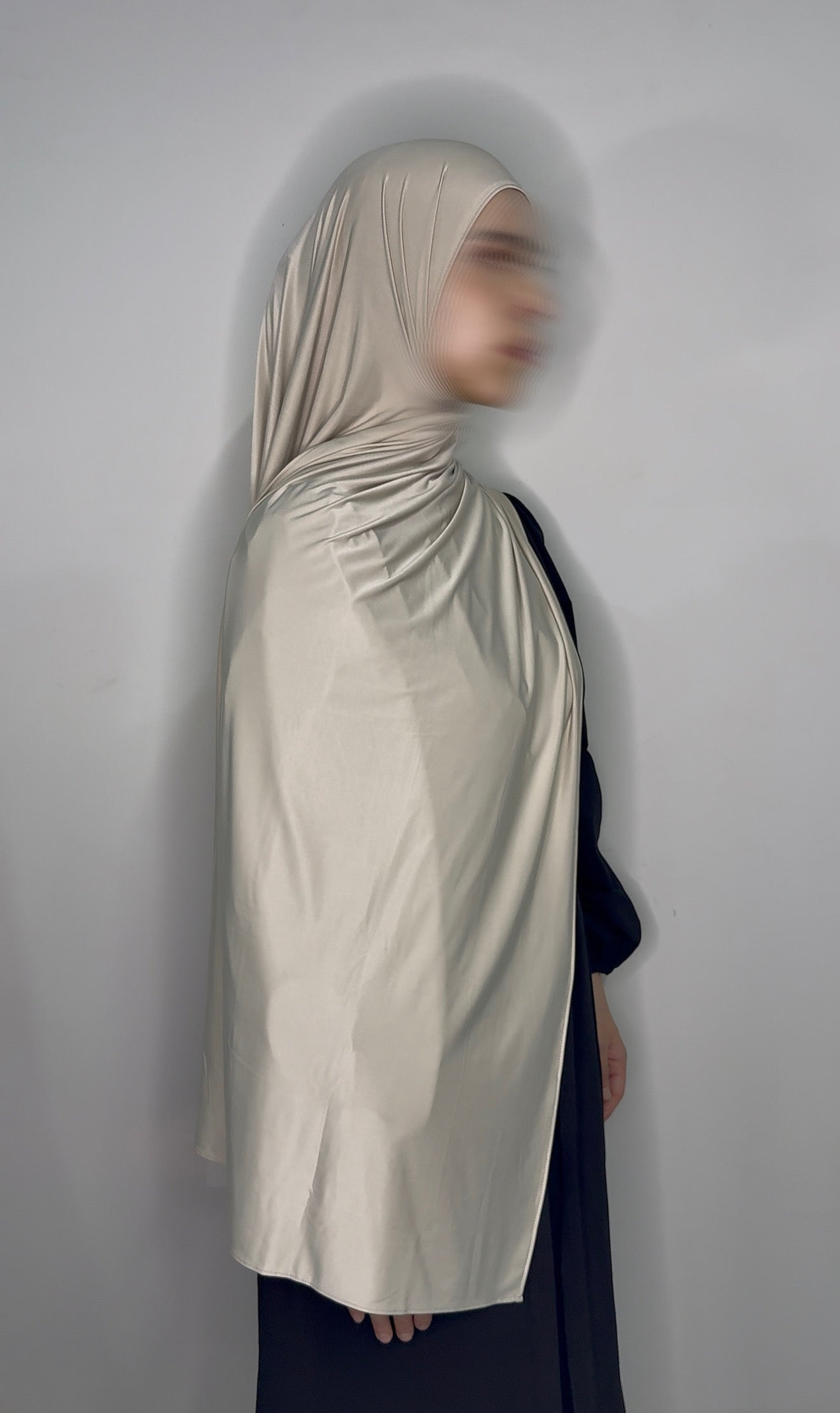 Premium Liquid Jersey - Ash Beige