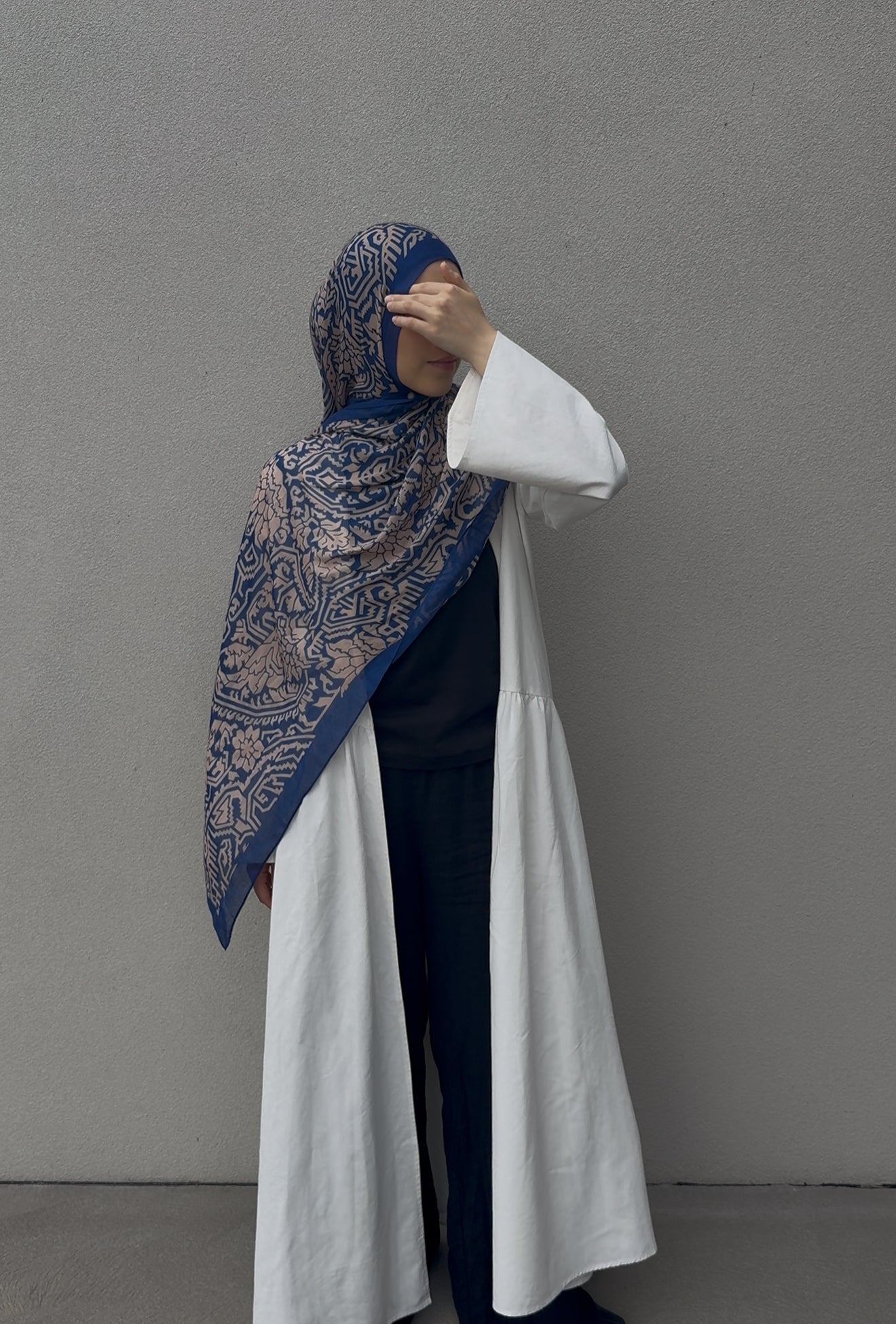 Sapphire Maze Premium Printed Modal