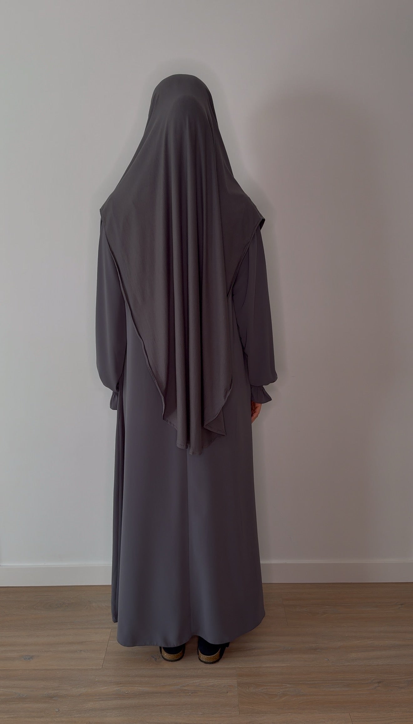 Bamboo Jilbab - Grey