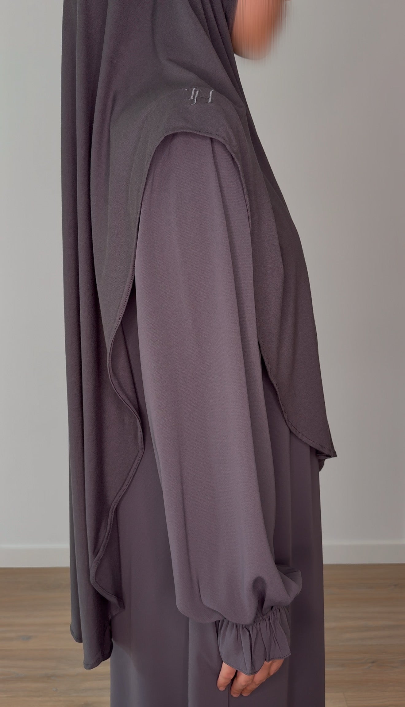 Bamboo Jilbab - Grey