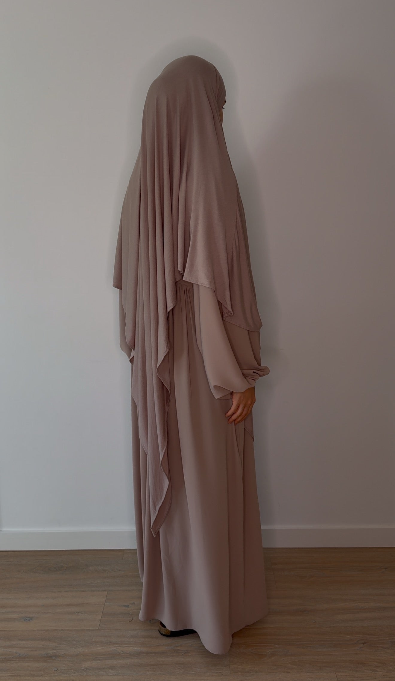 Bamboo Jersey Khimars - Beige