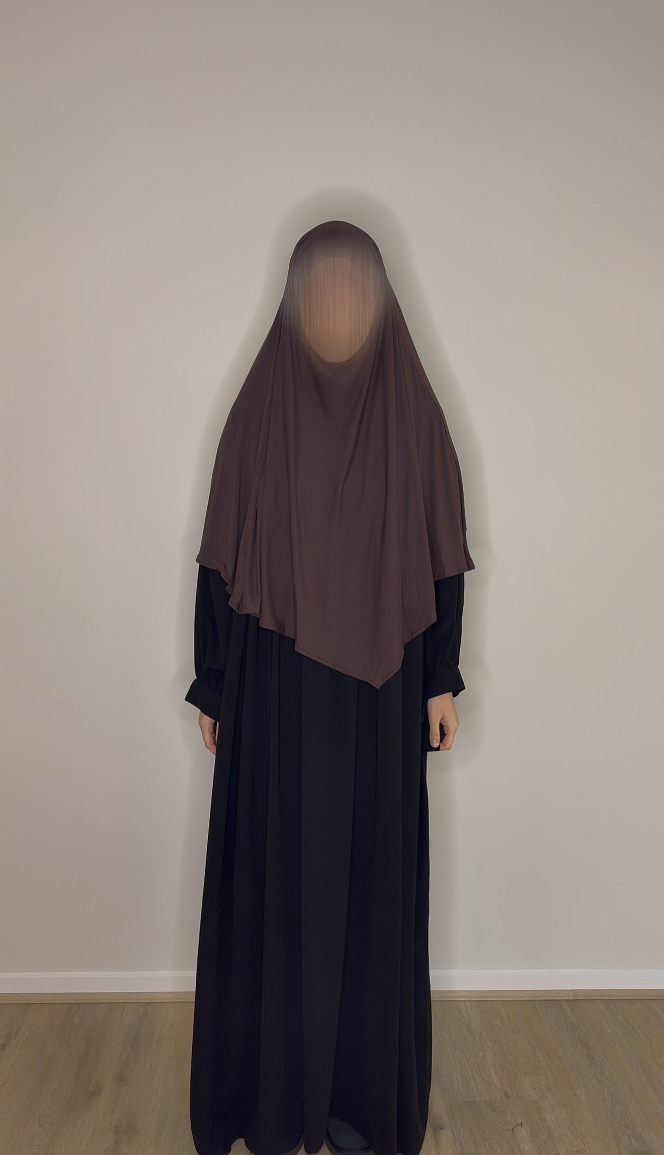 Short Bamboo Jersey Khimar - Espresso