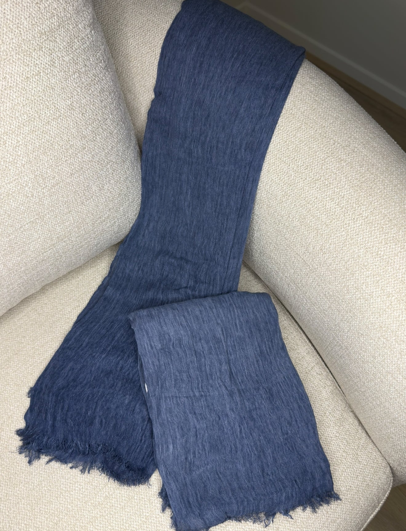 Denim Textured Shawl