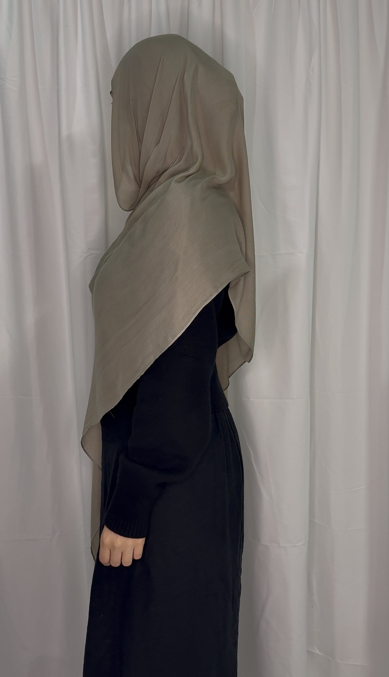 Taupe - Modal Hijab Set