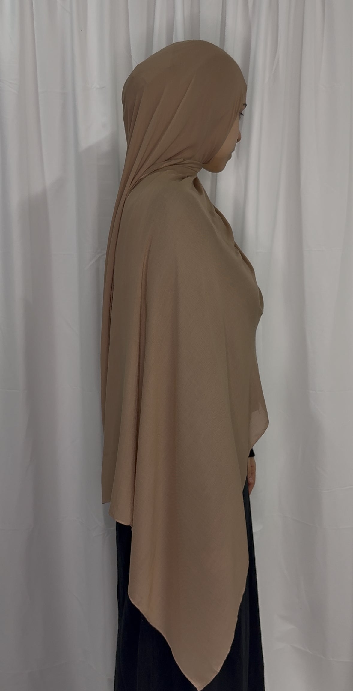 Tan - Modal Hijab Set
