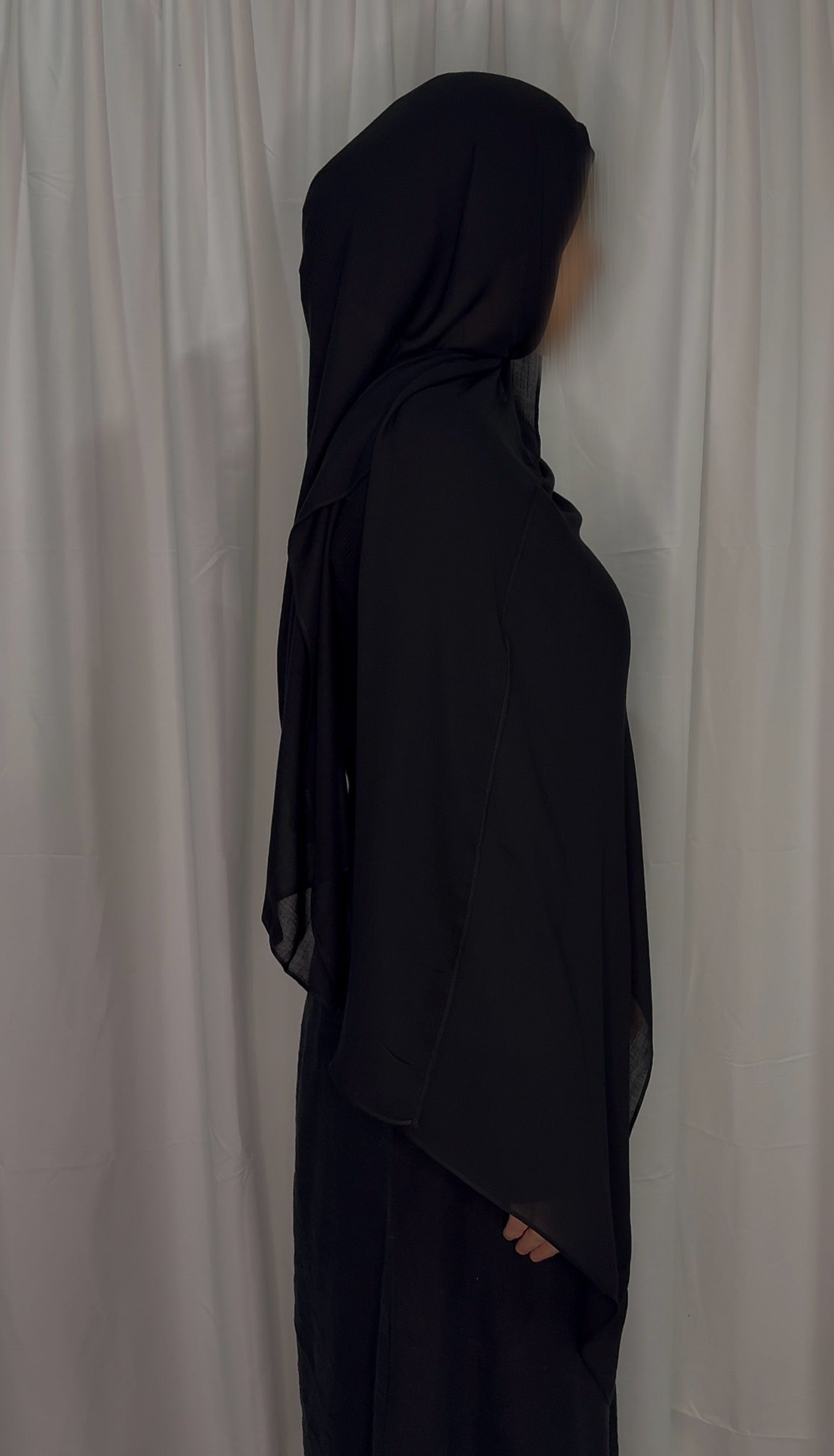 Black - Modal Hijab Set