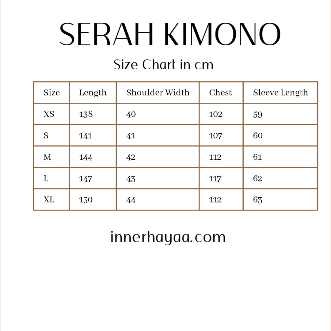 WHITE SERAH KIMONO