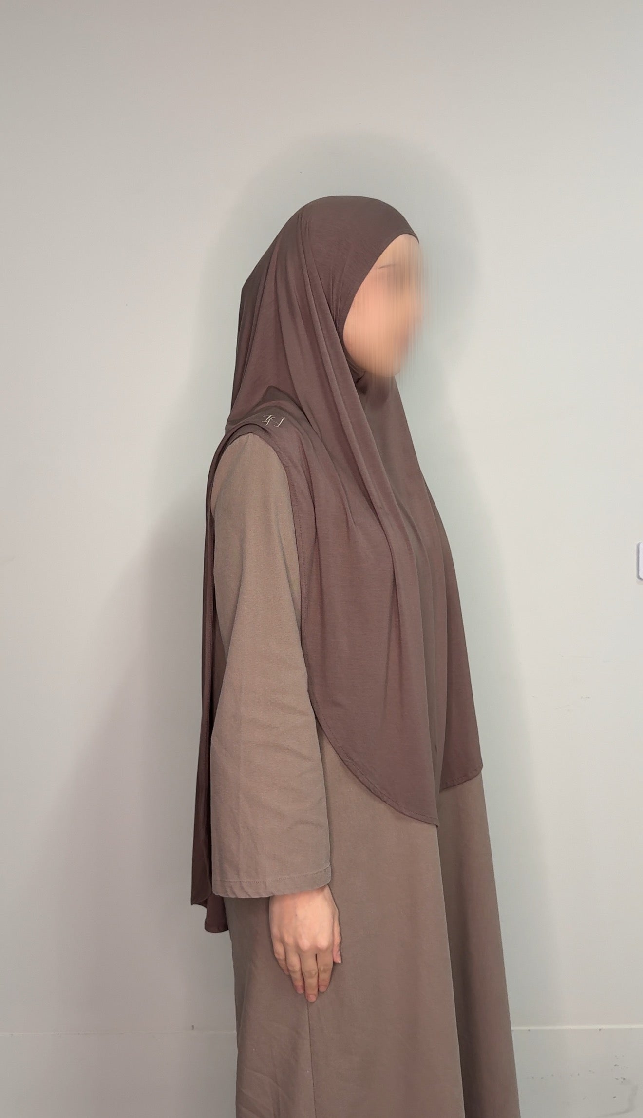 Bamboo Jilbab - Ash Brown