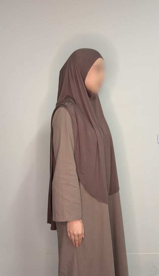 Bamboo Jilbab - Ash Brown