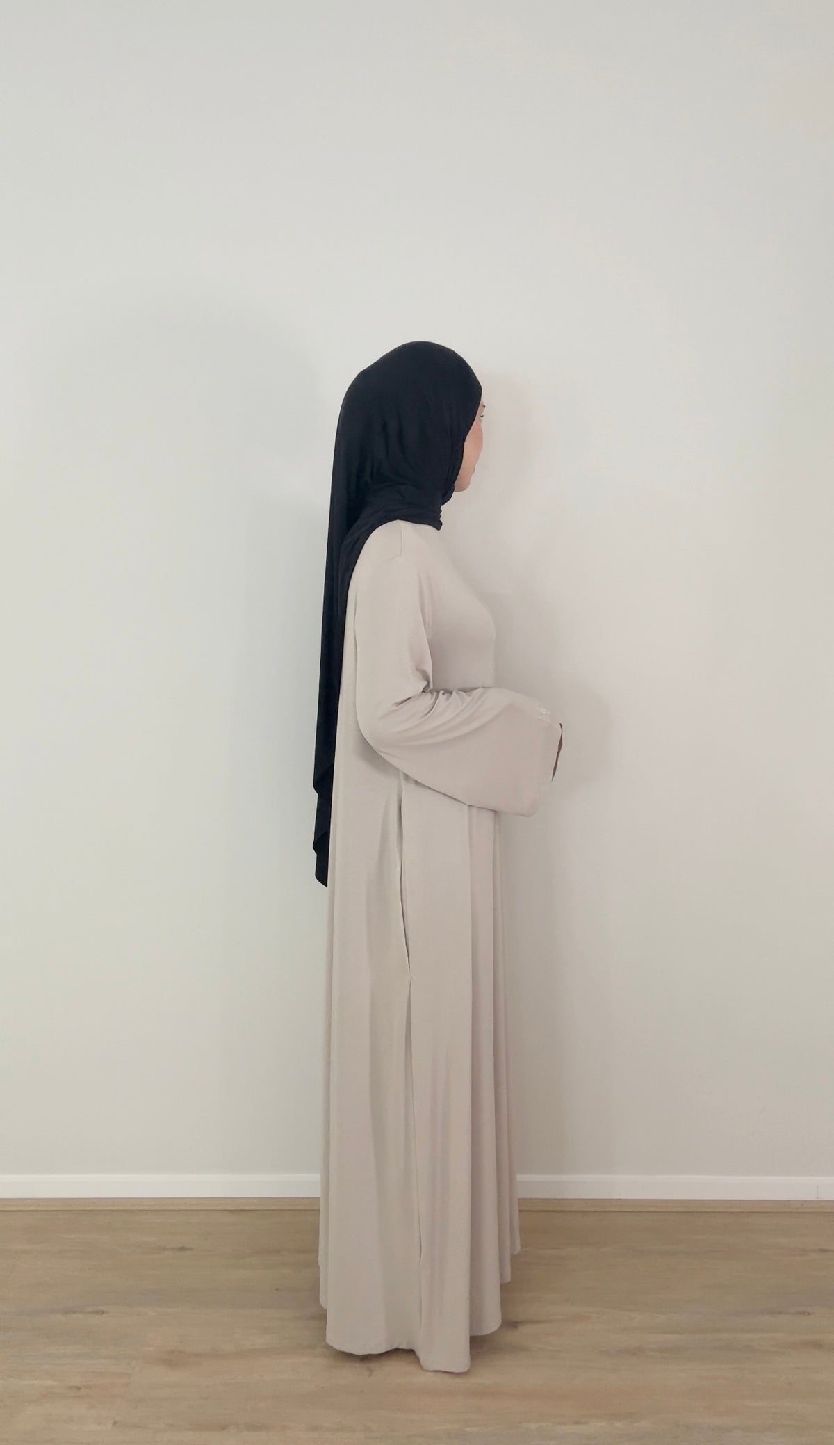 Cloud Abaya - Stone