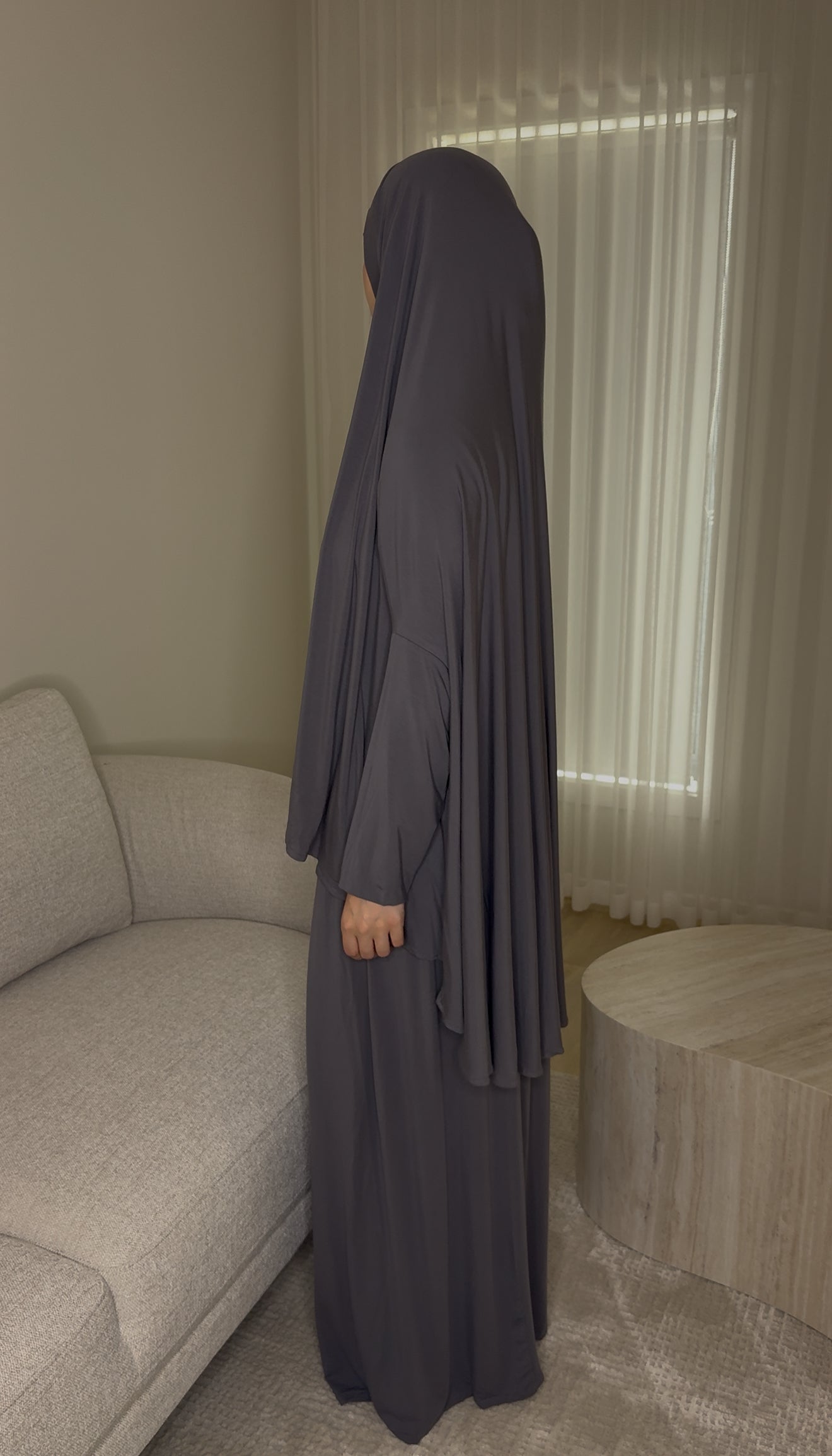 Bamboo Jersey Prayer Set - Iron Grey