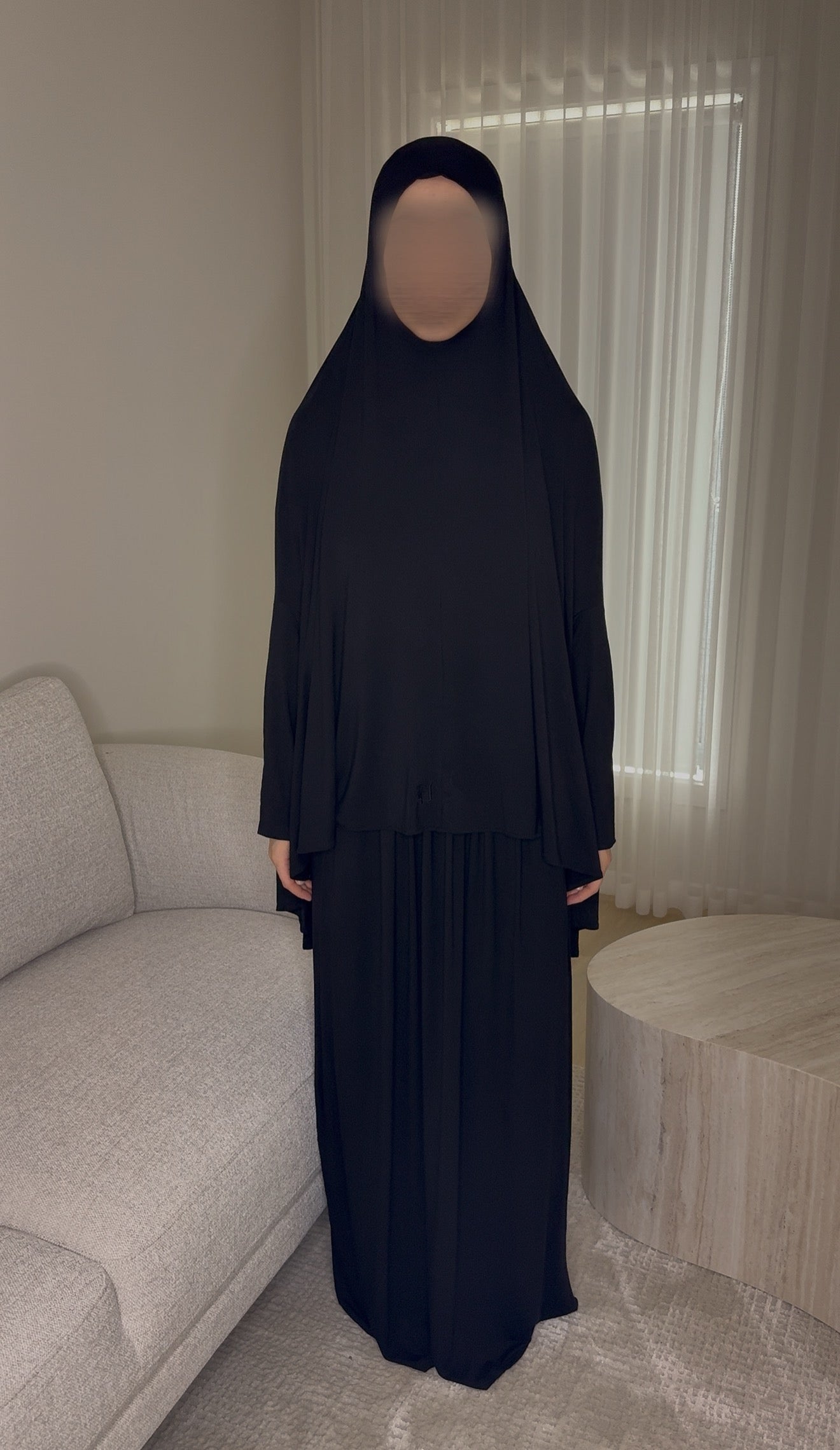 Bamboo Jersey Prayer Set- Black