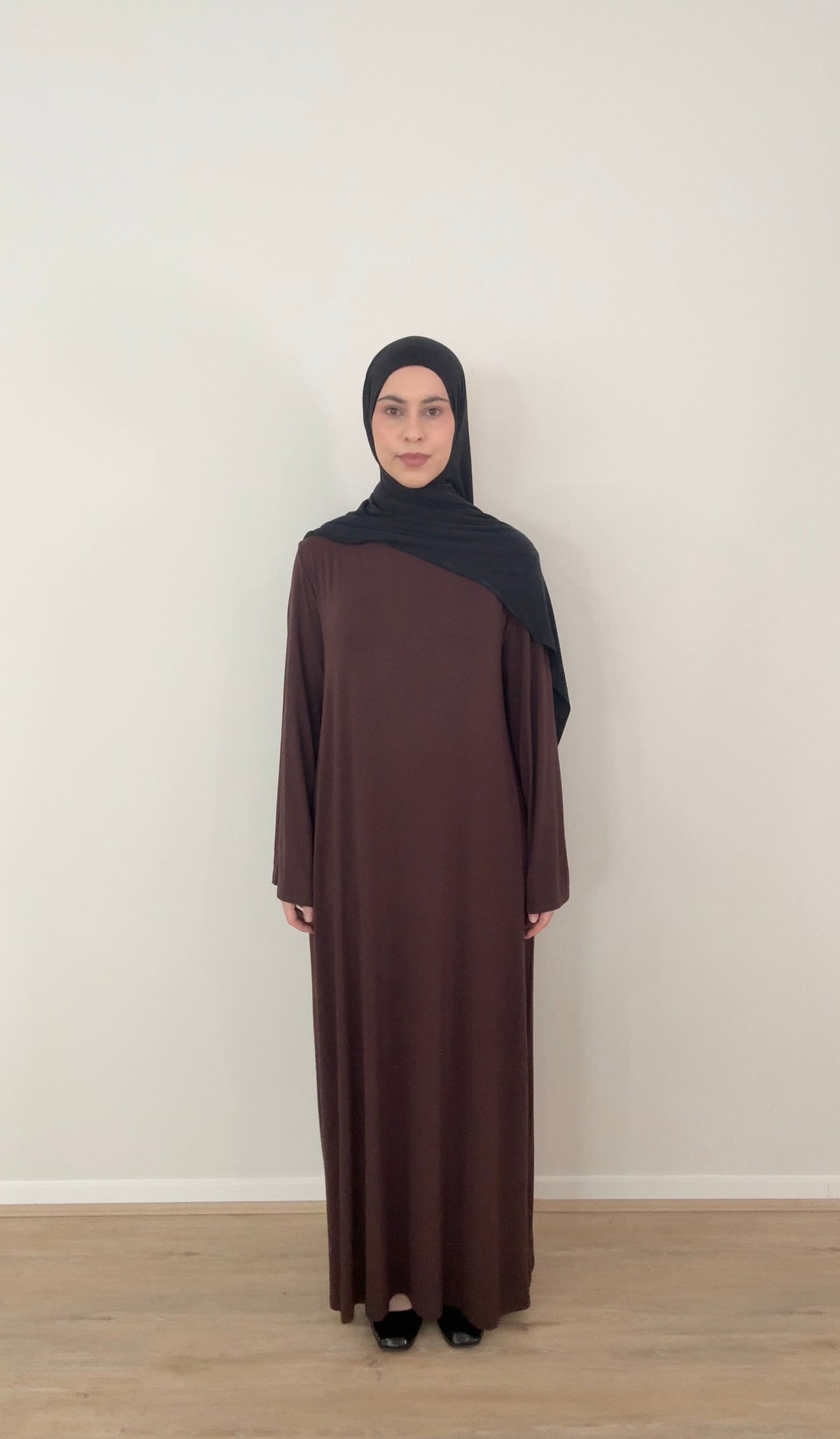 Cloud Abaya - Chocolate