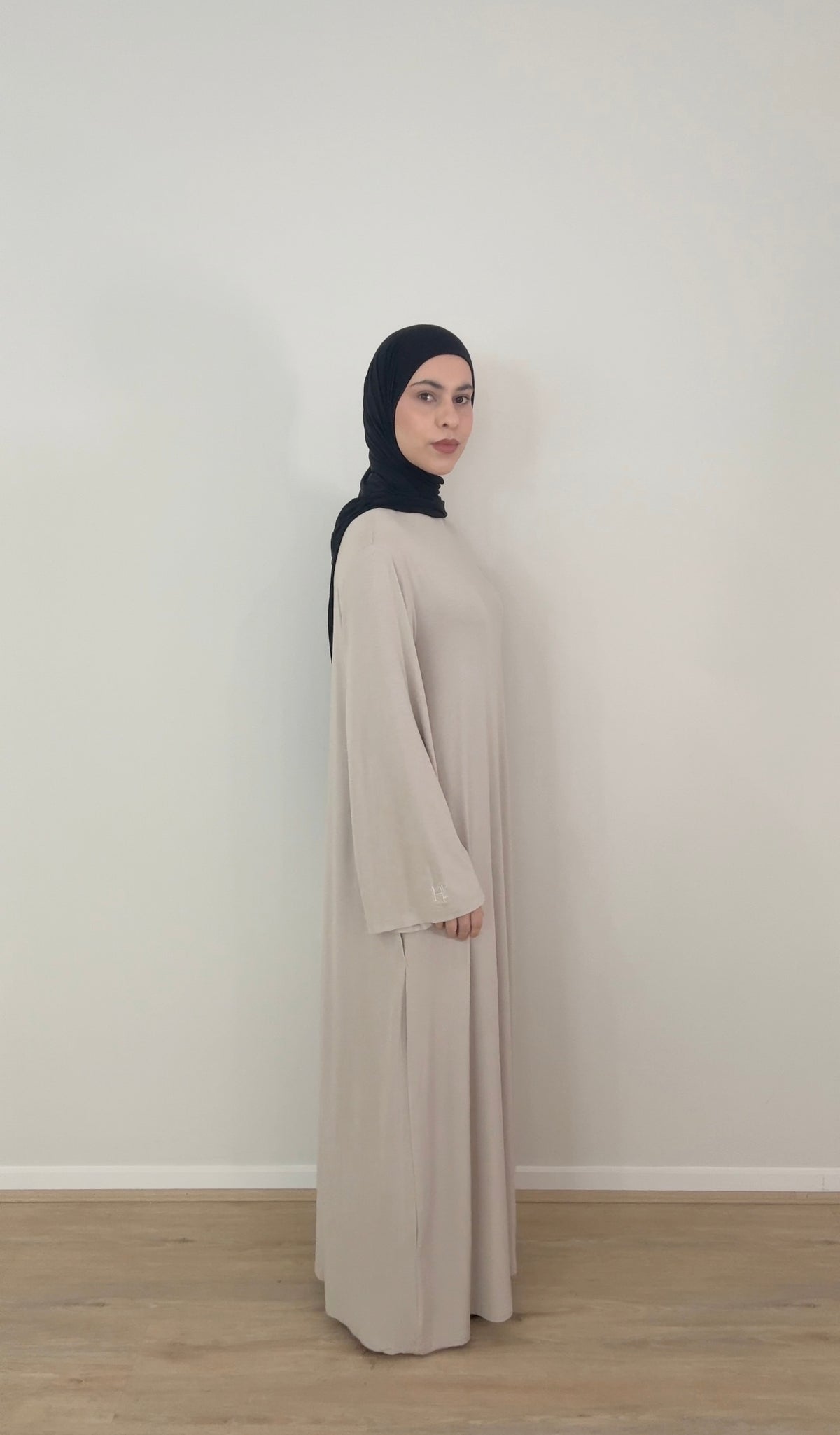 Cloud Abaya - Stone