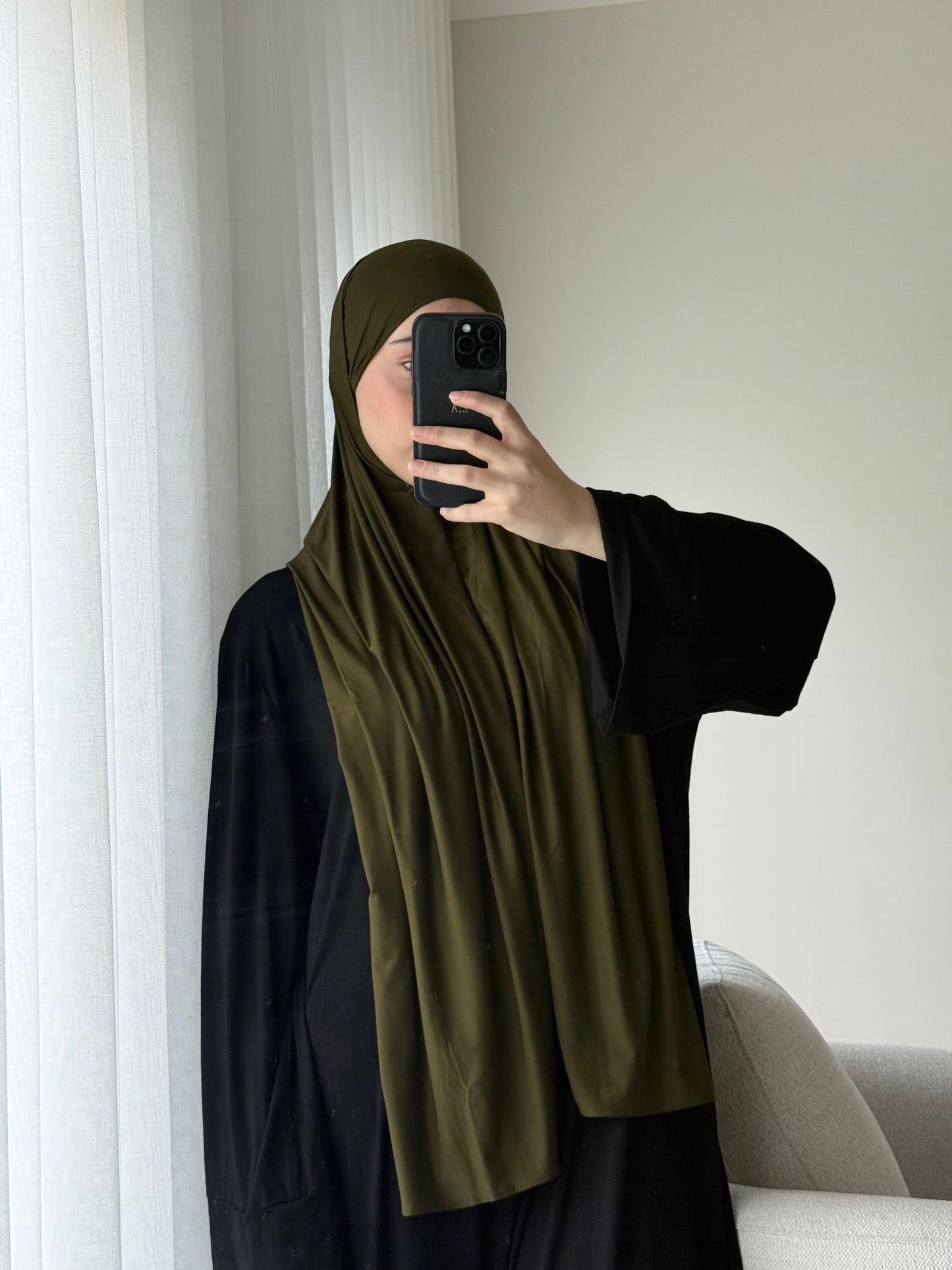 Premium Liquid Jersey - Dark Khaki