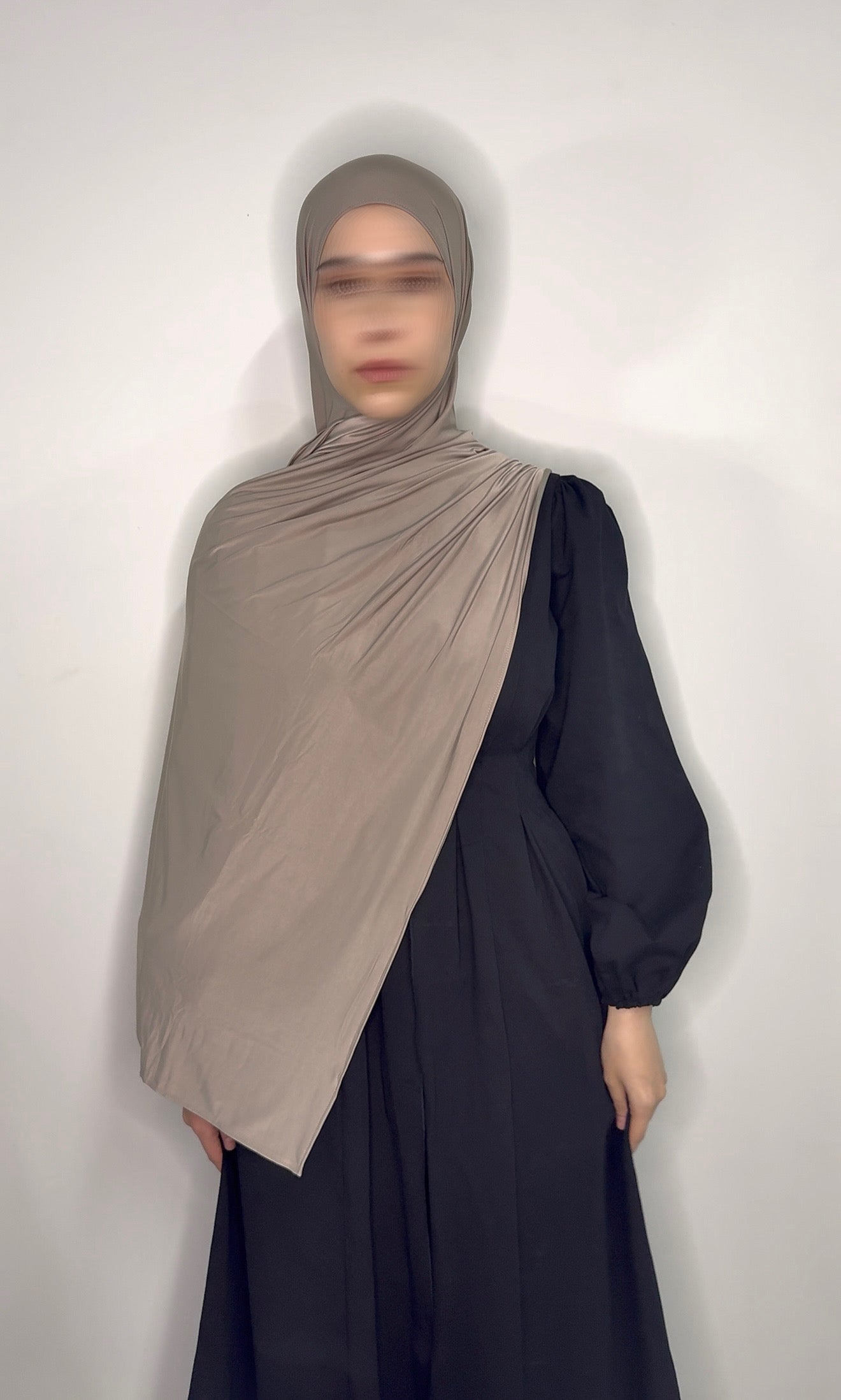 Premium Liquid Jersey - Ash Taupe