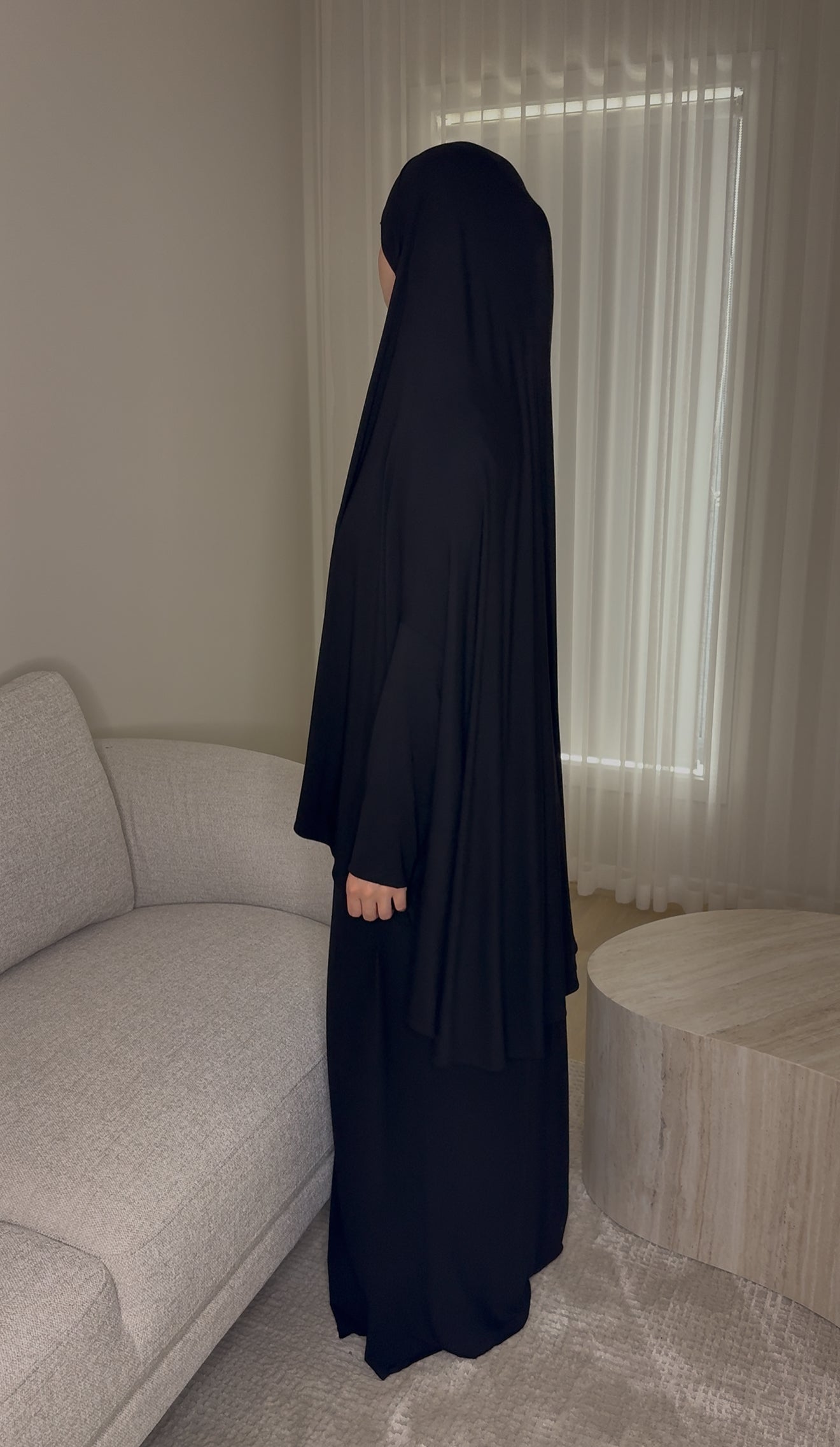 Bamboo Jersey Prayer Set- Black