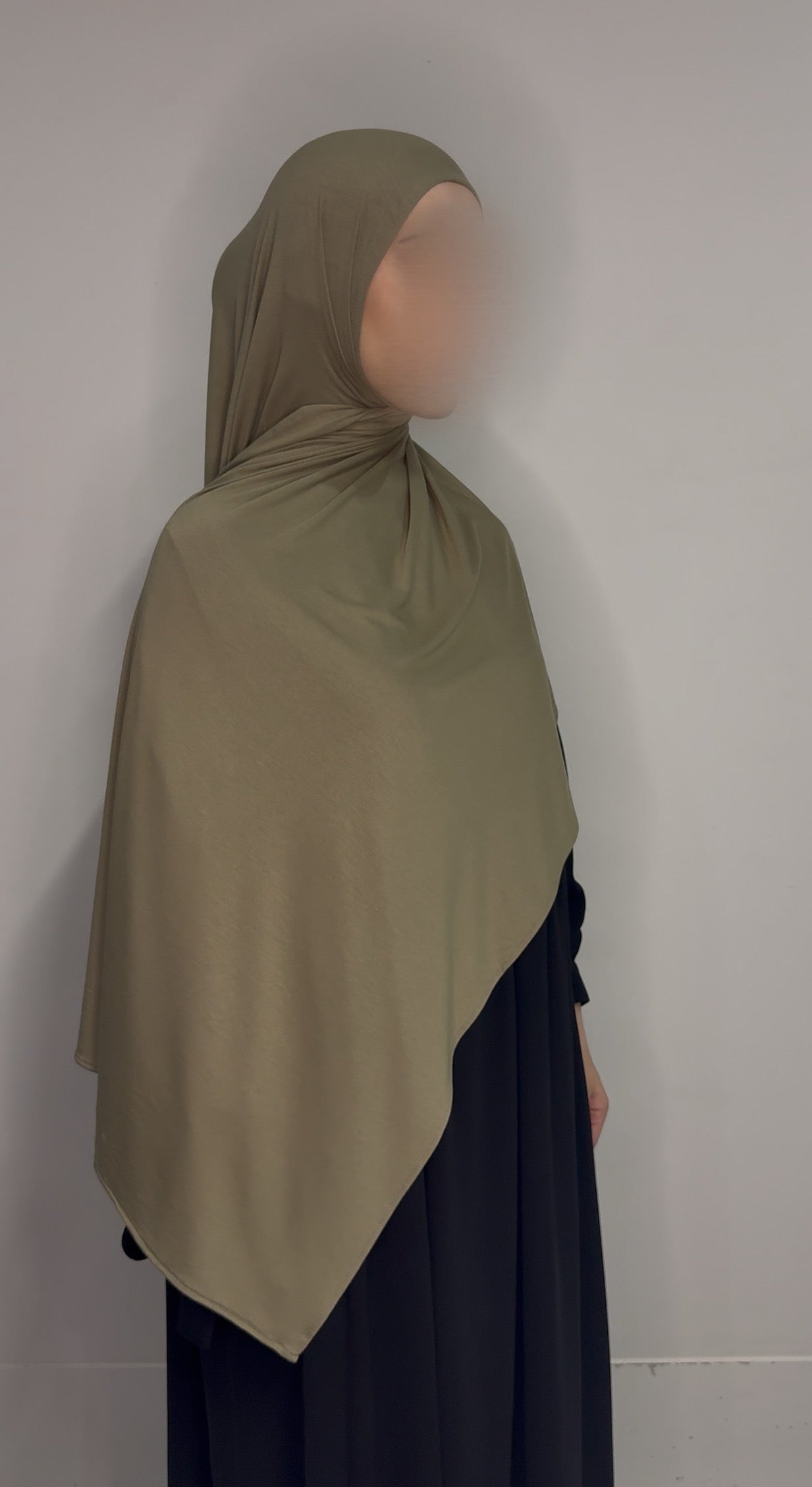 Bamboo Jersey Hijab - Sage