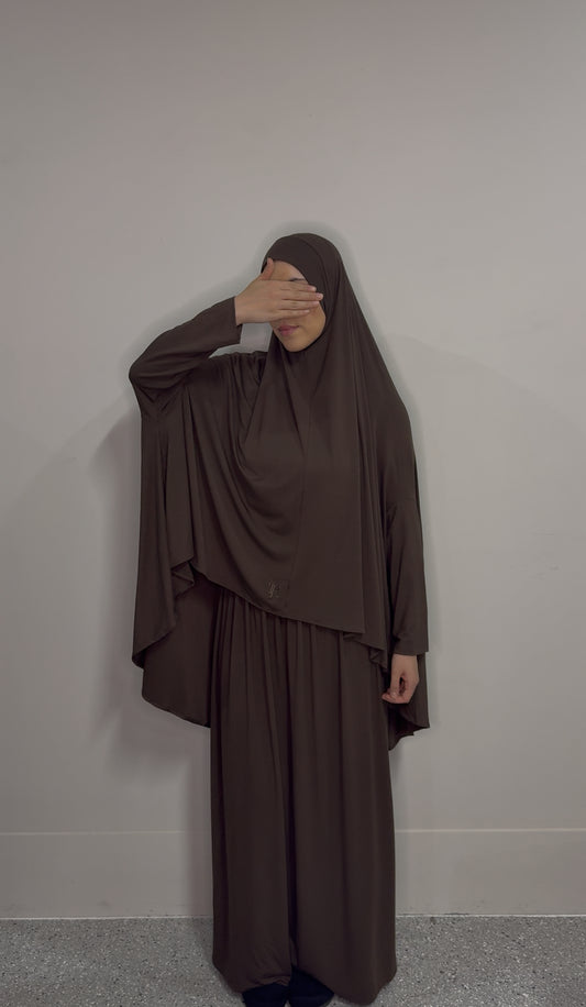 Bamboo Jersey Prayer Sets - Espresso