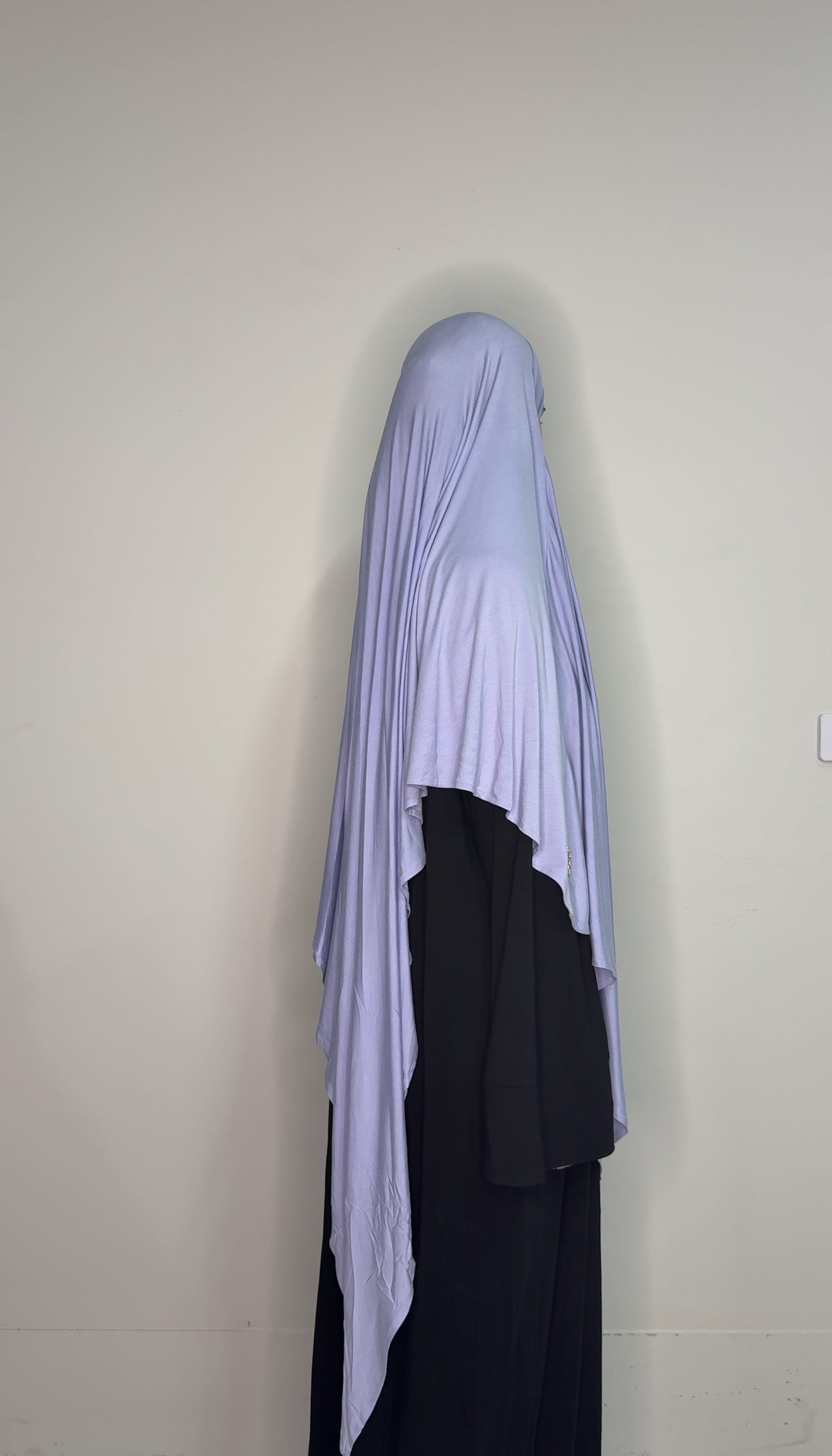 Bamboo Jersey Khimar - Violet