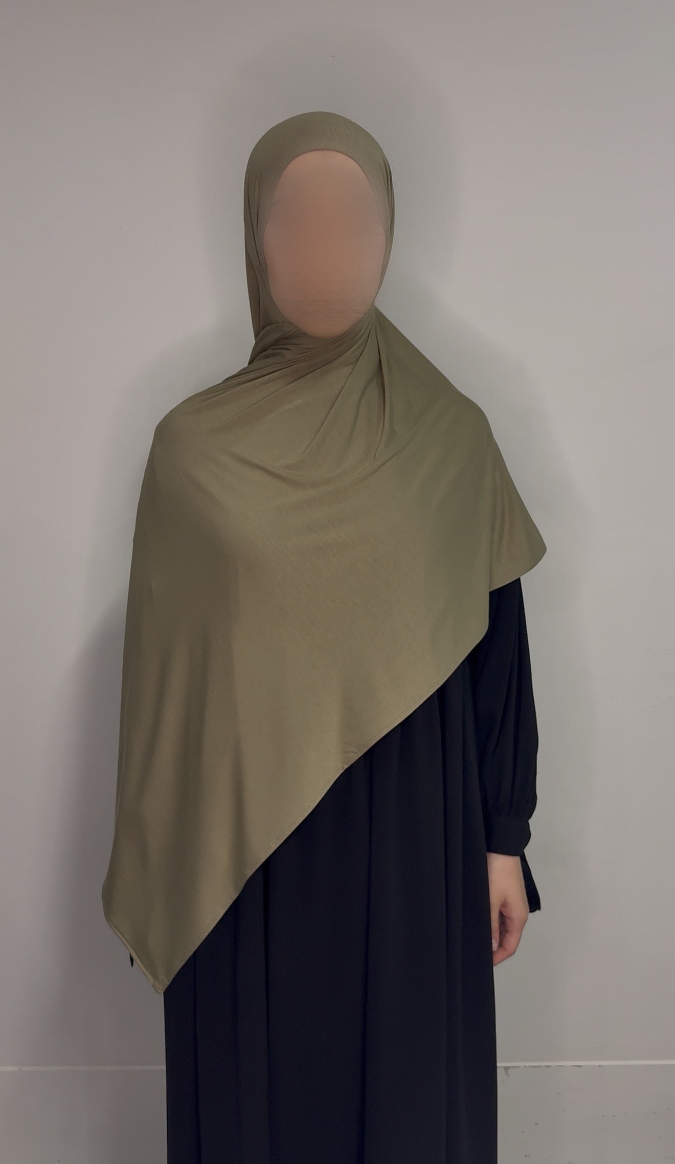 Bamboo Jersey Hijab - Sage