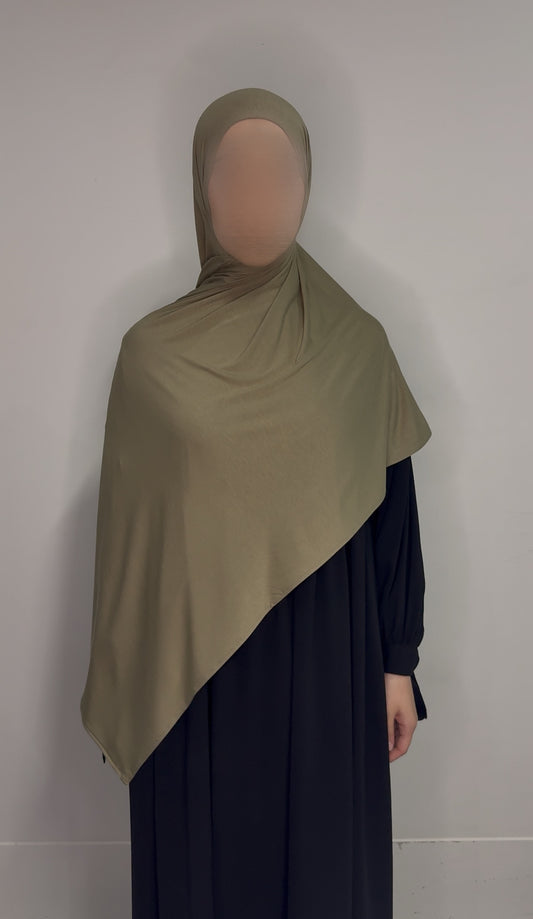 Bamboo Jersey Hijab - Sage