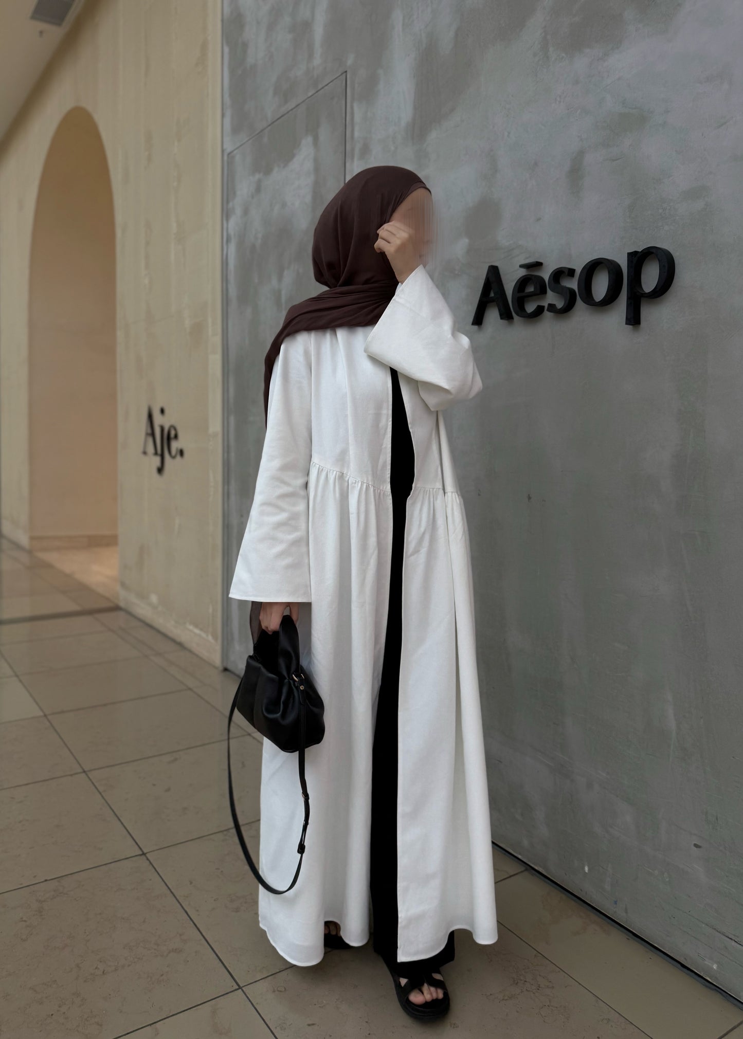 WHITE SERAH KIMONO