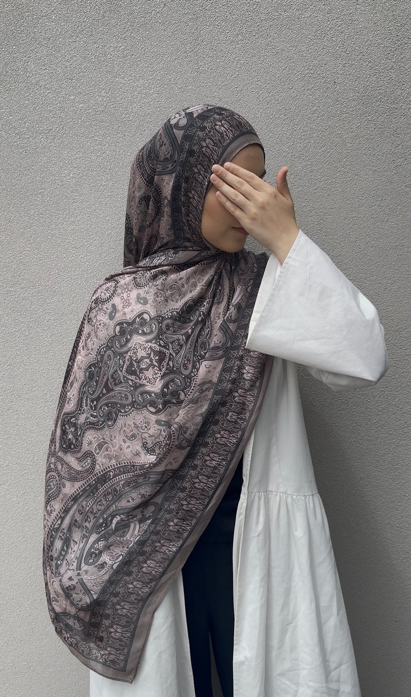 Smoked Pearl Premium Printed Modal