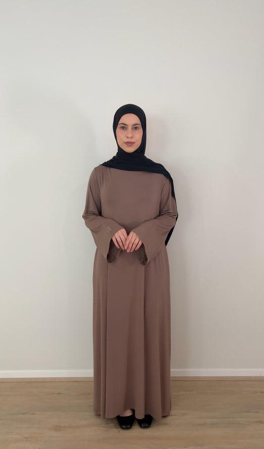 Cloud Abaya - Mocha