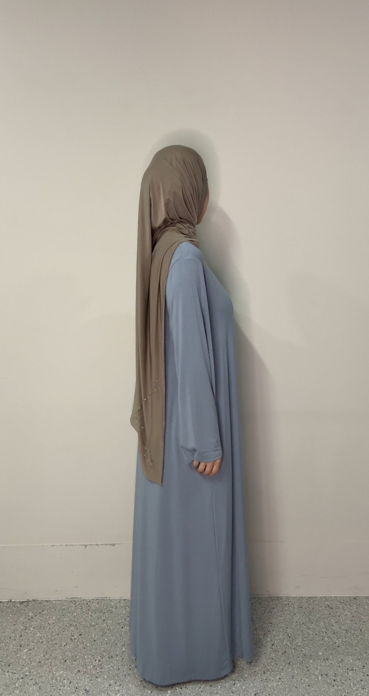 Cloud Abaya - Cloud Blue