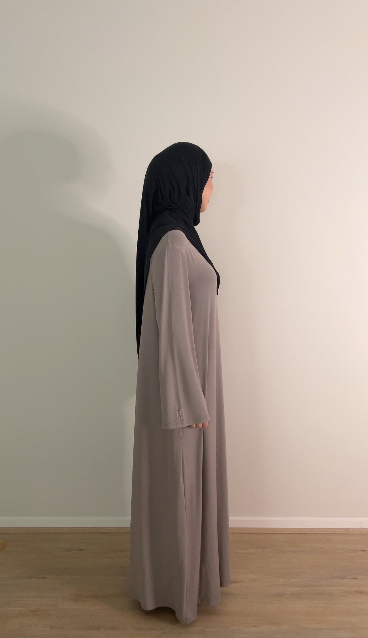 Cloud Abaya - Mink Grey