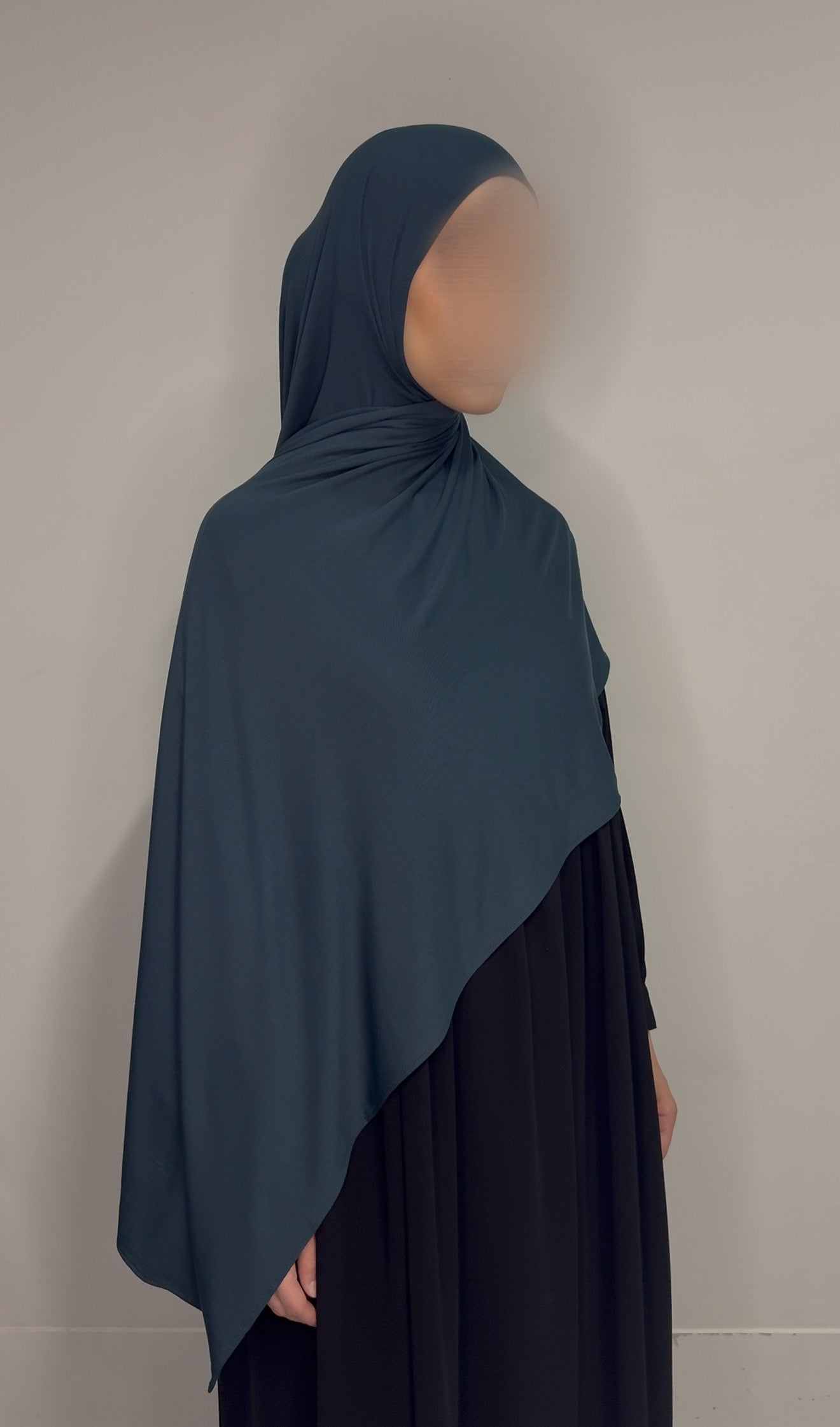 Bamboo Jersey Hijab - Teal