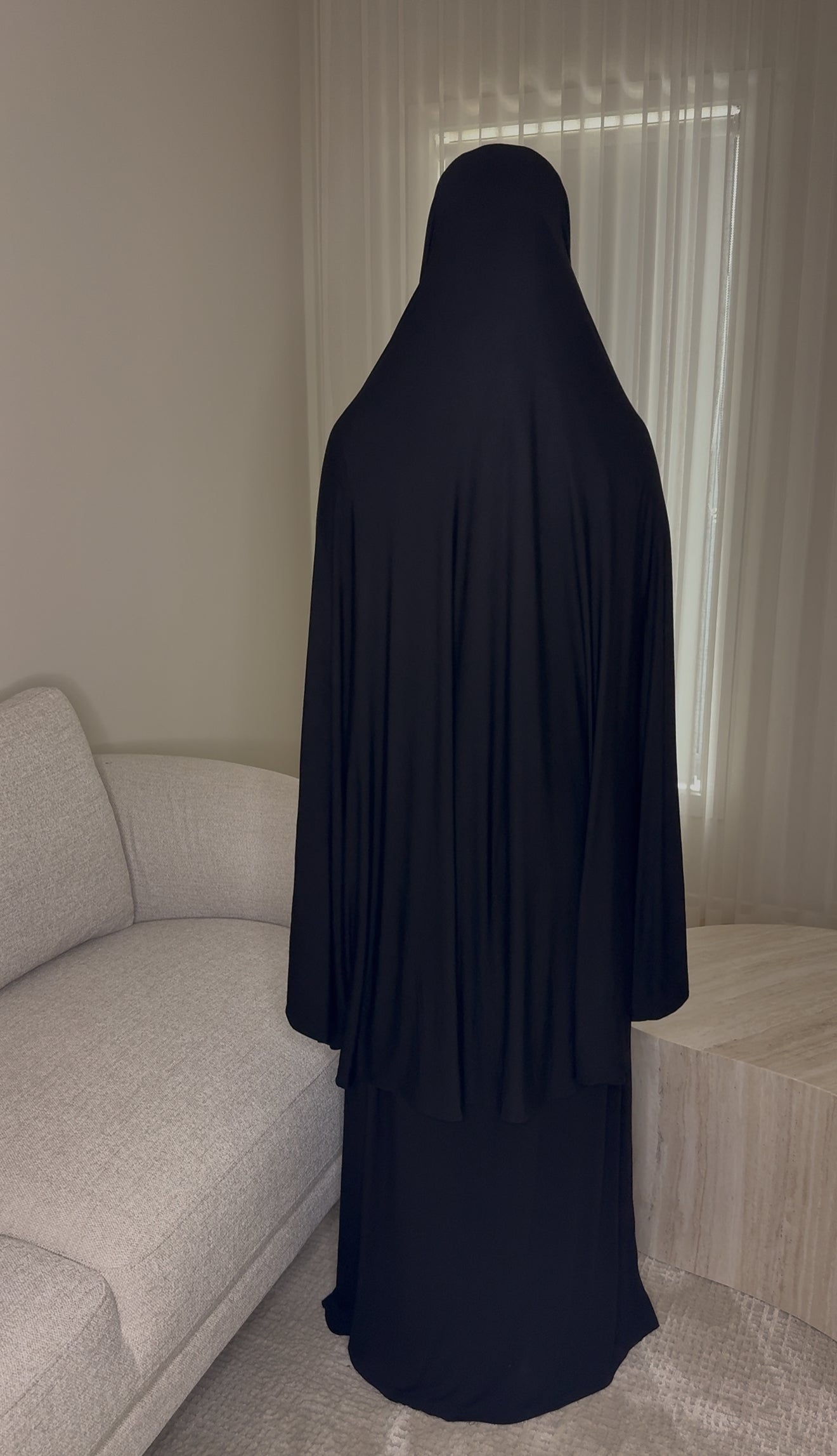 Bamboo Jersey Prayer Set- Black