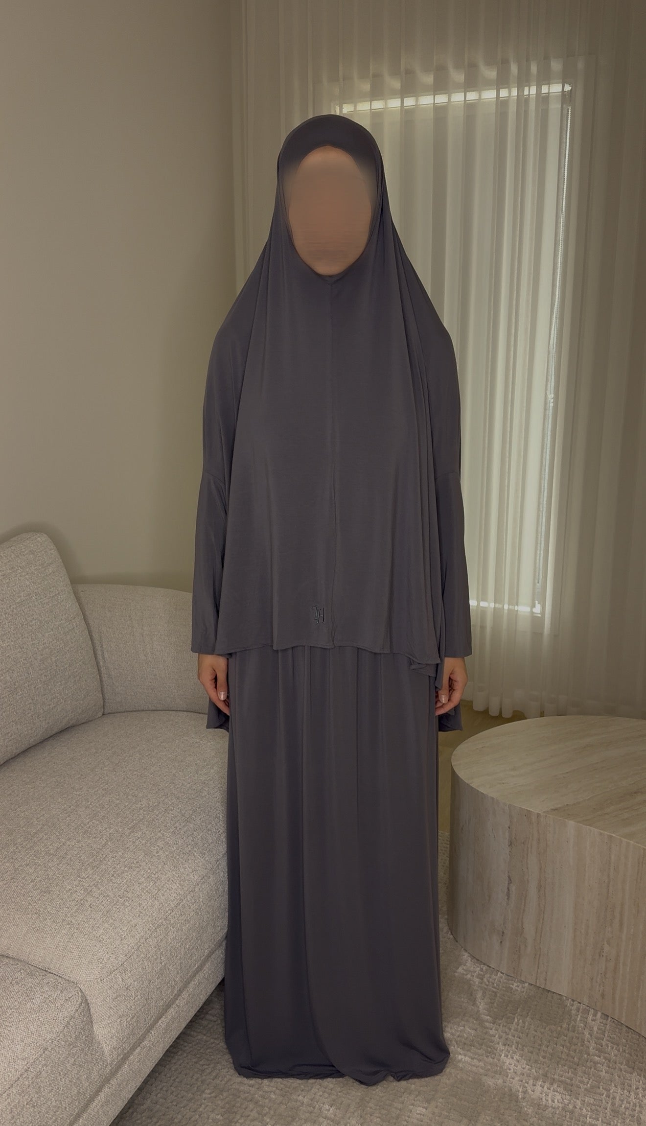 Bamboo Jersey Prayer Set - Iron Grey
