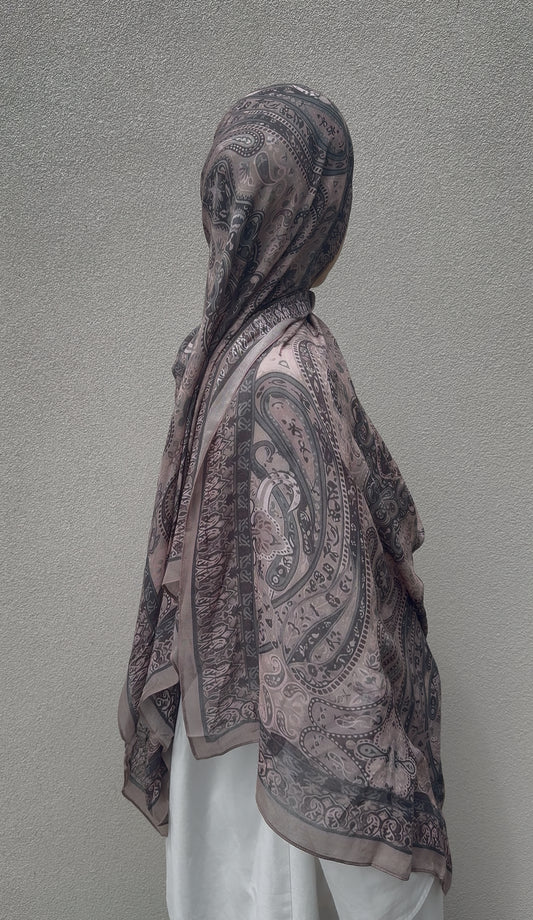 Smoked Pearl Premium Printed Modal