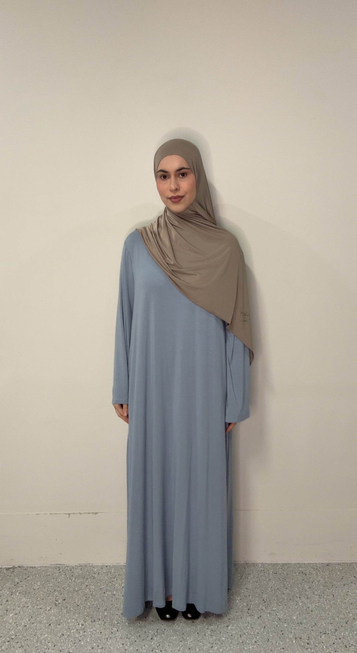 Cloud Abaya - Cloud Blue