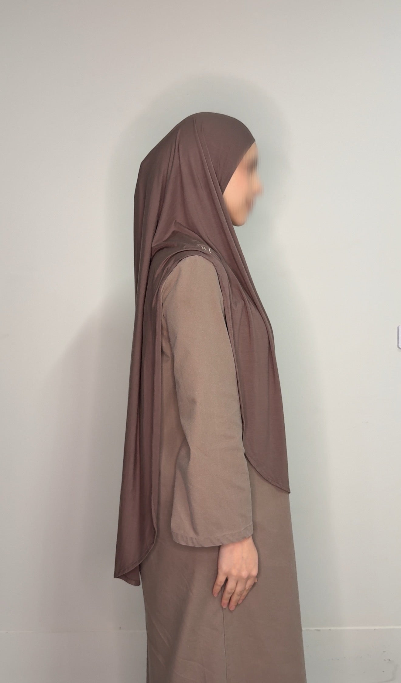 Bamboo Jilbab - Ash Brown