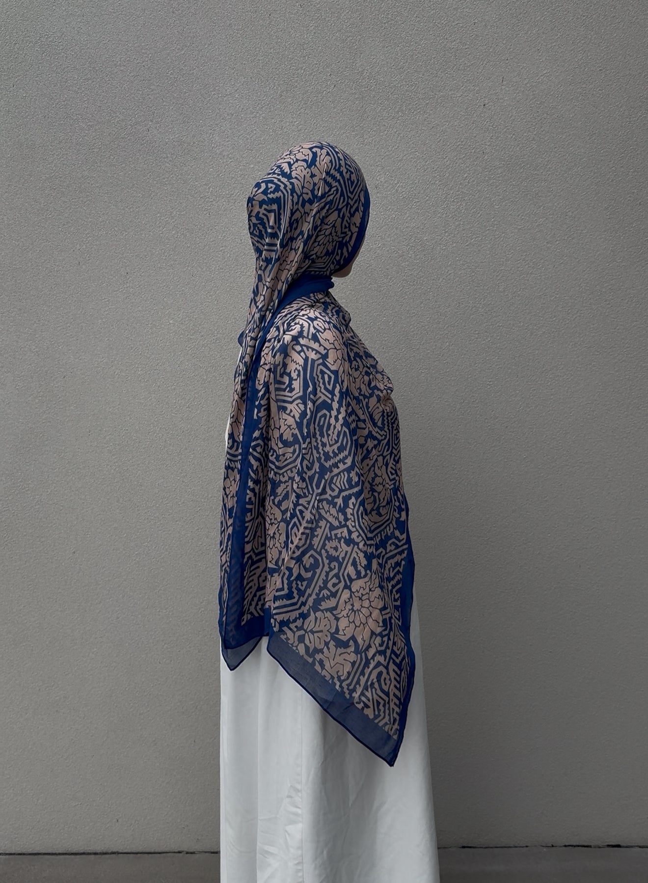 Sapphire Maze Premium Printed Modal