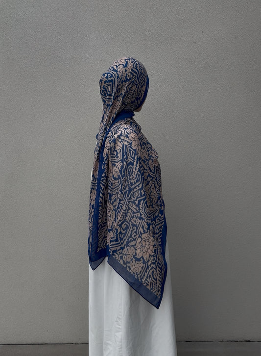 Sapphire Maze Premium Printed Modal