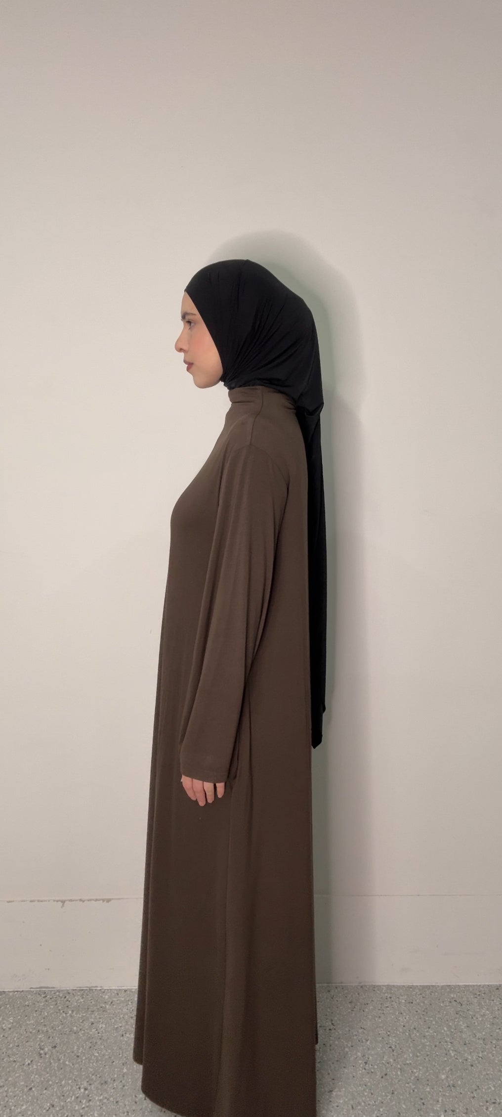 Cloud Abaya - Espresso