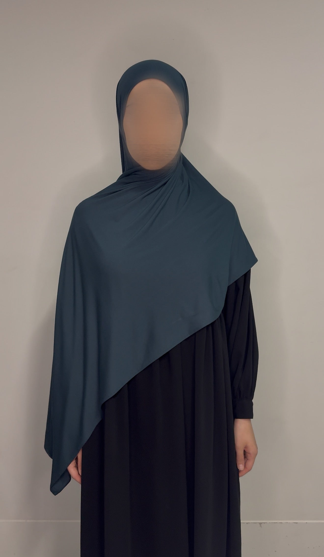 Bamboo Jersey Hijab - Teal