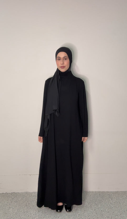 Cloud Abaya - Black