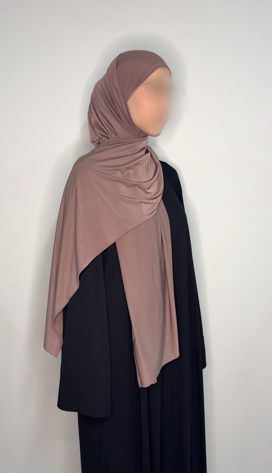 Premium Liquid Jersey - Muted Mocha